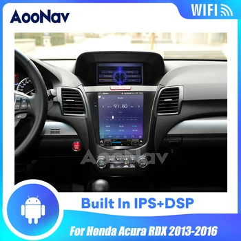 Receptor estéreo Android, Sistema de Rádio do Carro Para a Honda, Acura RDX 2013-2016 GPS de Navegação de Áudio Multimédia Player