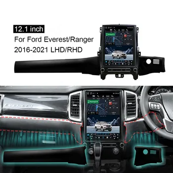 Para a Ford Ranger T6 Everest 2016 - 2021 Android auto-Rádio Leitor de Navegação GPS Auto Estéreo Multimídia, Vídeo auto-rádio DSP carplay
